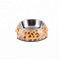 The latest creative multifunctional pet bowl rust-resistant stainless steel non-skid/non-tip melamine pet bowl