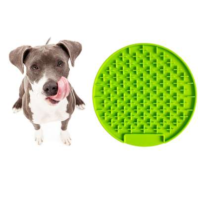 Hot Selling Pet Supplies Licking Mats Silicone Pet Food Mat Dog Licking Pad