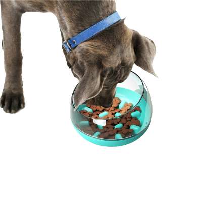 Wholesale New Dog Stylish Slow Food Bowl Pet Stop Tumbler Dog Bowl