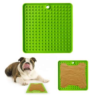 High Quality Wholesale Silicone Dog Slow Food Mat Pet Licking Pad for Dog Treats