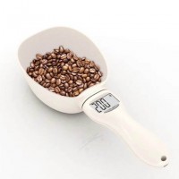 800g/1g Pet Food Water Measuring Spoon Cup With Led Digital Display Kitchen Scale Scoop Portable Removeable Pet Feeding Tools