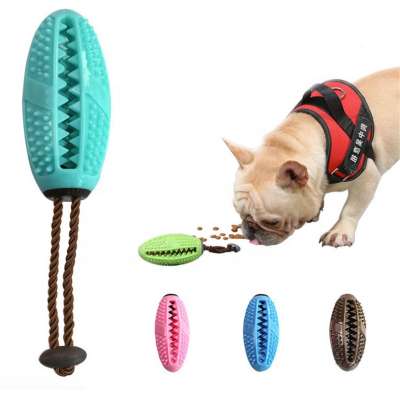 Hot Sale Effective Tooth Cleaning Massager Natural Non-Toxic Rubber Bite Resistant Chew Dog Toy